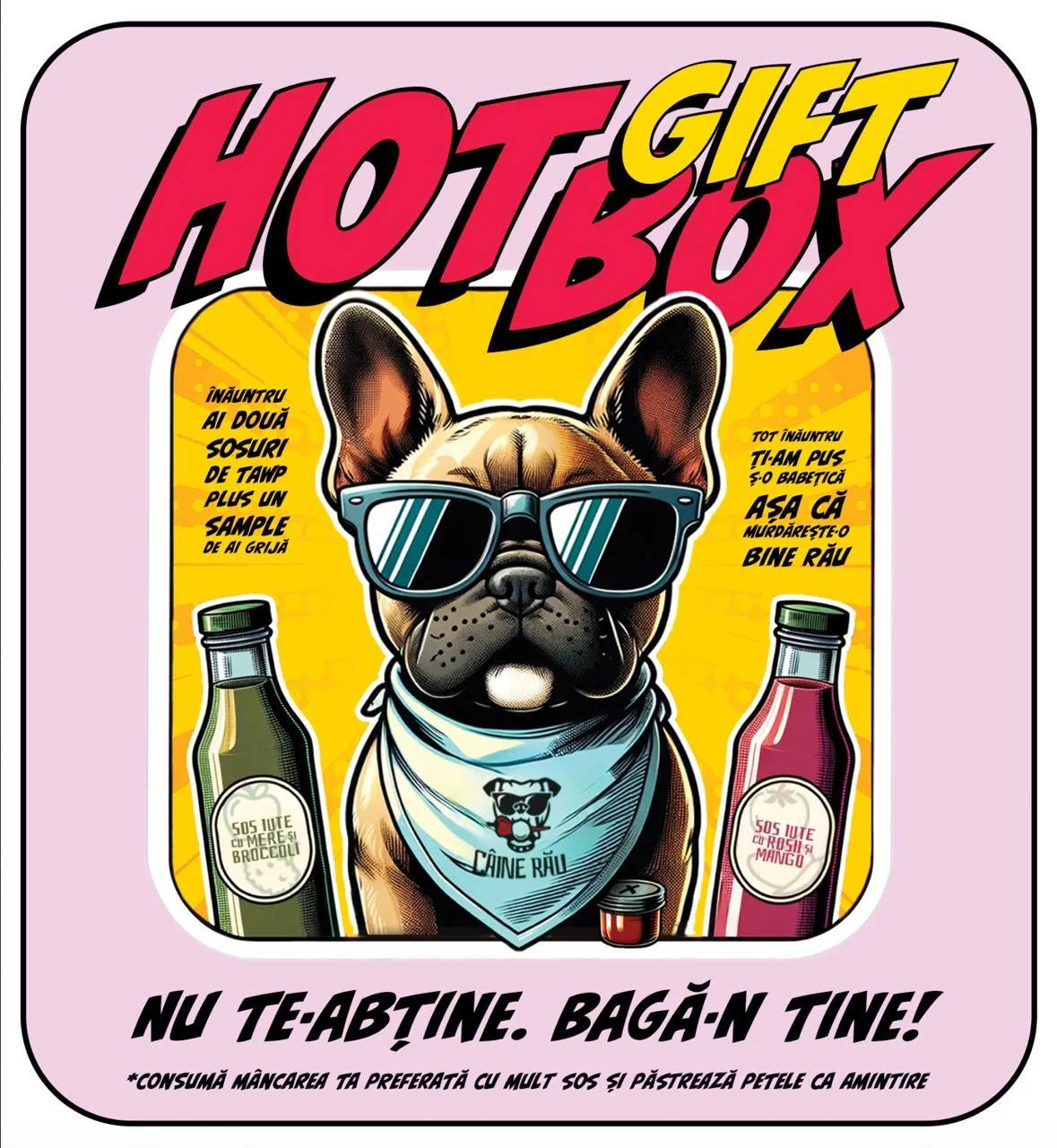 Set 3 sosuri iuți Hot Gift Box, Câine rău