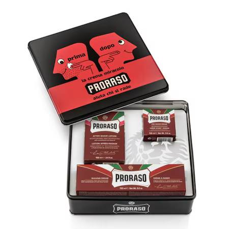 Proraso Vintage Selection Beard Care Nourishing Kit, set cadou 100 ml + 100 ml + 150 ml