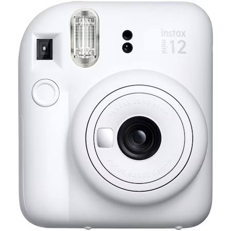Aparat foto instant Fujifilm Instax Mini 12, Clay White