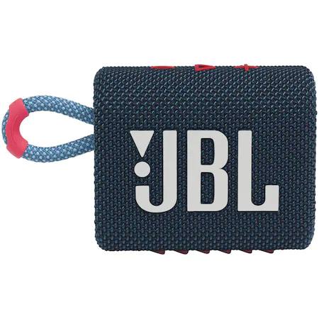 Boxă portabilă JBL Go 3, IP67, Bluetooth, albastru-roz