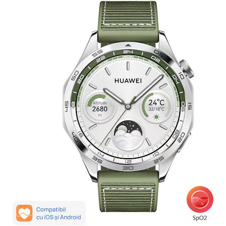 Smartwatch Huawei Watch GT 4, 46 mm, verde