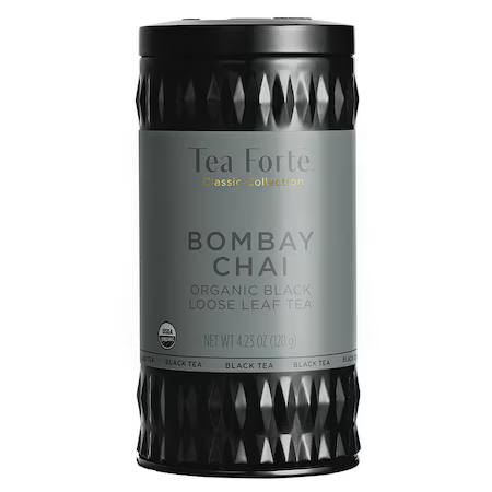 Cutie metalică cu ceai frunze, Bombay Chai, 50 de porții
