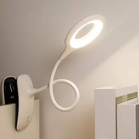 Lampă de citit cu clip, 28 LED, reîncărcabilă