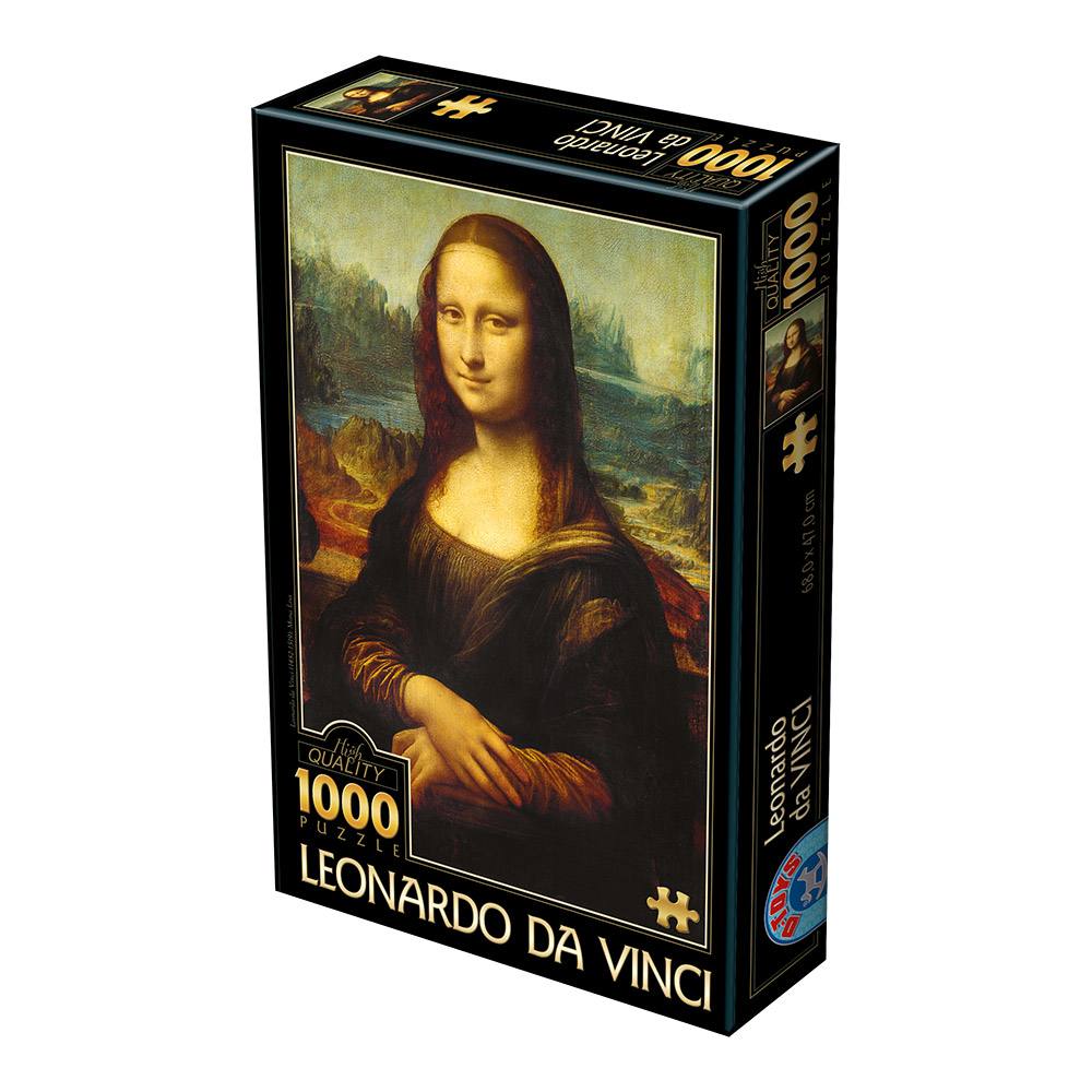 Puzzle 1000 de piese Leonardo da Vinci, Mona Lisa
