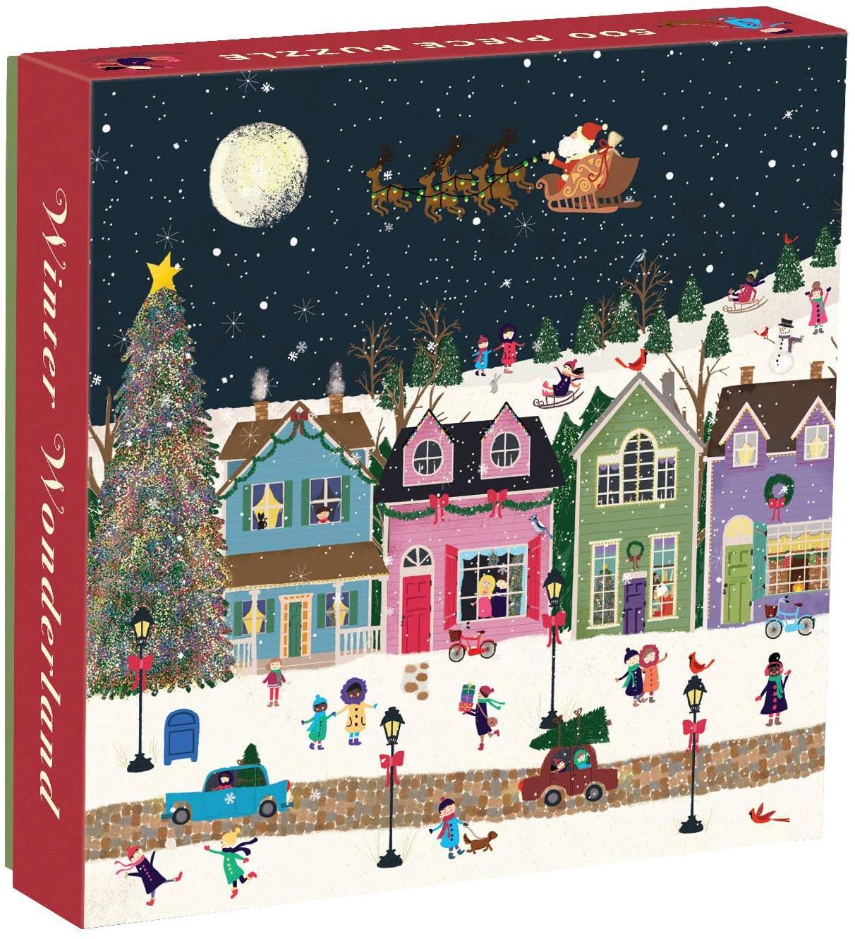 Puzzle 500 de piese Winter Wonderland, Galison