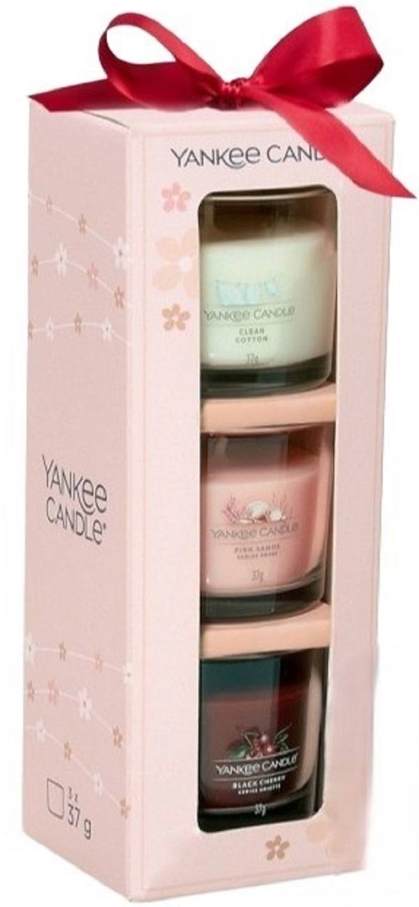 Set 3 lumânări parfumate mini Yankee Candle, Blooming Spring